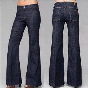 7 Seven For All Mankind Jeans Women's Size 26 Denim Ginger Flare Leg